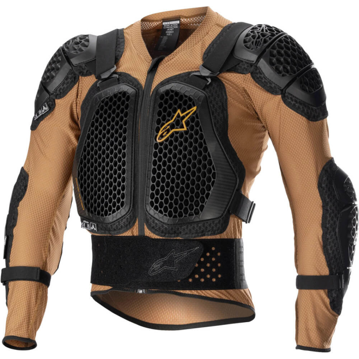 Alpinestars Bionic Action V2 Protection Jacket Sand Black Tangerine 814