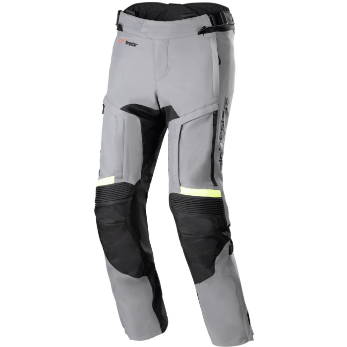 Alpinestars Bogota' Pro Drystar 3 Seasons Trousers Dark Gray Yellow Fluo 9350