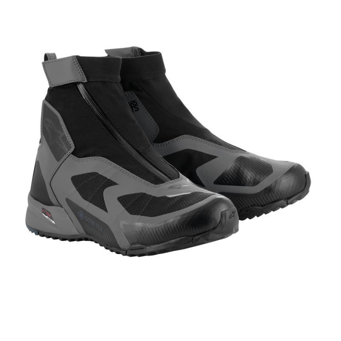Alpinestars CR-8 Gore-Tex Shoes Black Dark Gray Petrol Blue 1285
