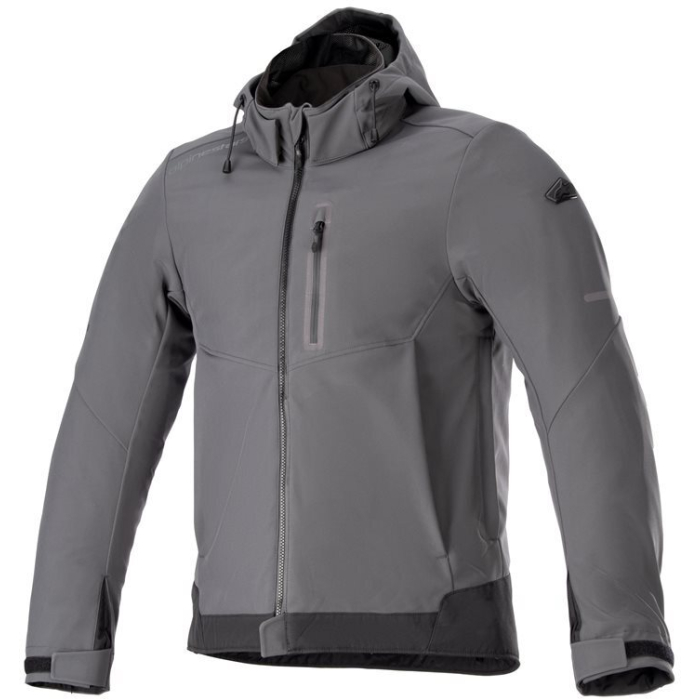 Alpinestars Neo Waterproof Hoodie Tar Gray Black 9610