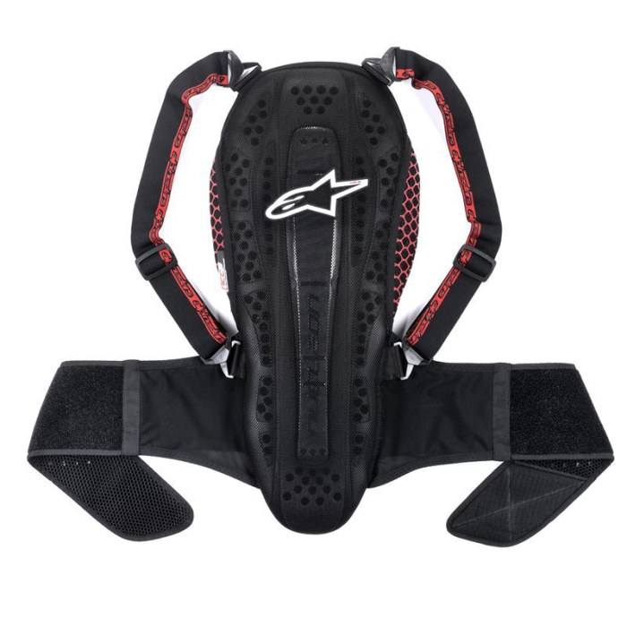 Alpinestars Nucleon KR-2 Black Smoke Red 1113