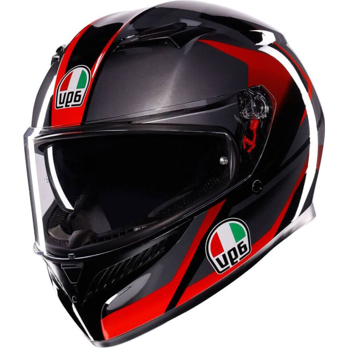 AGV K3 2023 Striga Black/Grey/Red 018