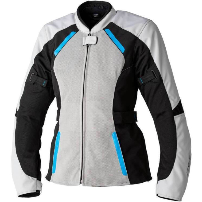RST RST Ladies Ava Mesh CE Textile Jacket Silver/Black/Blue