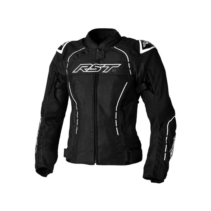RST RST Ladies S1 Mesh CE Textile Jacket Black/White