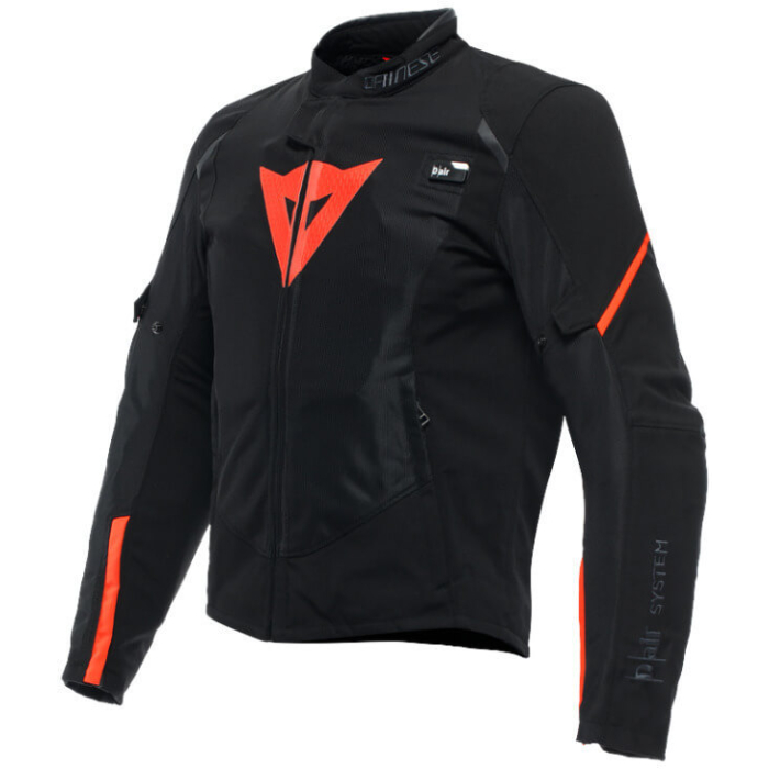Dainese Smart LS Sport Jacket Black/Fluo-Red