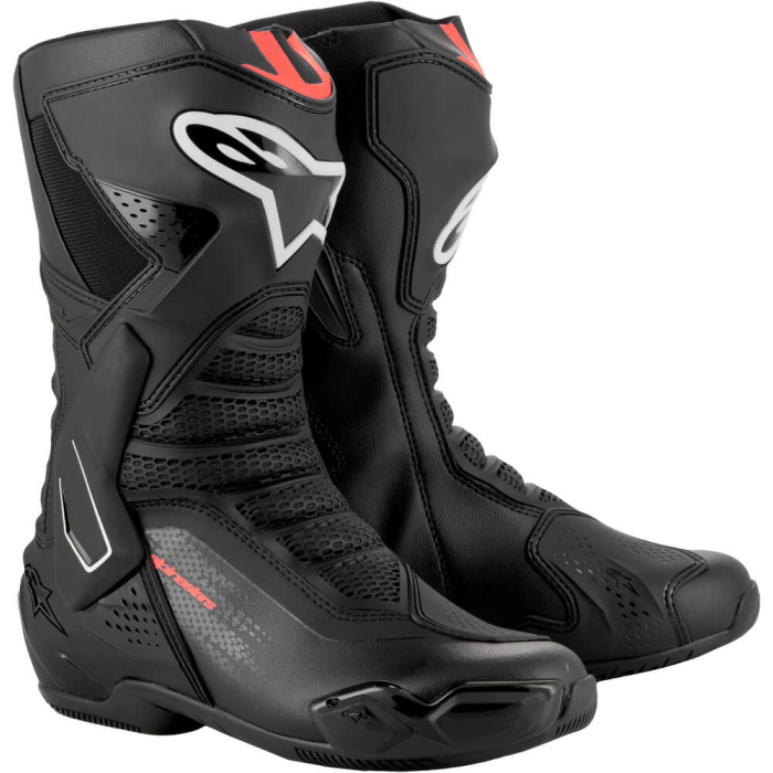 Alpinestars SMX-6 V3 Boots Black/Red Fluo 1030