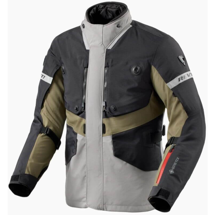 REV'IT Neptune 3 GTX Jacket Black/Dark Green