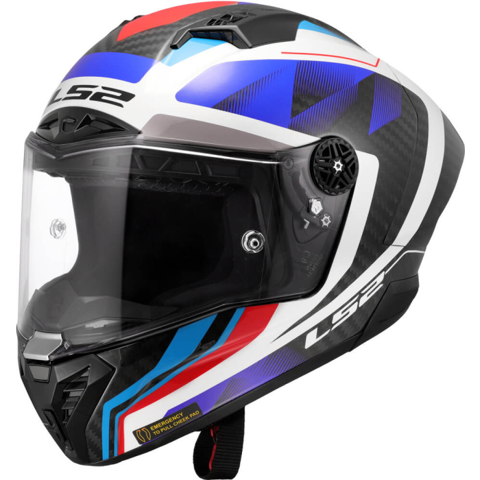 LS2 FF805 Thunder GP Aero Raute Blue Red