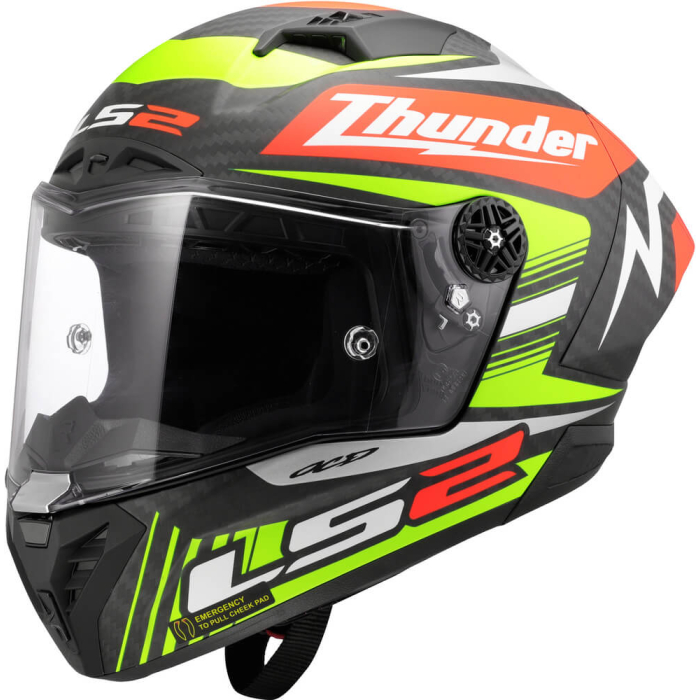LS2 FF805 Thunder GP Aero Replica Black