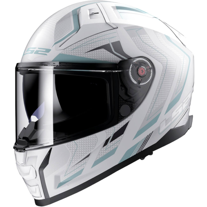 LS2 FF811 Vector II Alizer Matt White Silver