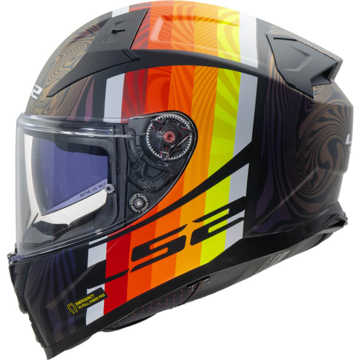 LS2 FF811 Vector II Freedom Black Chameleon