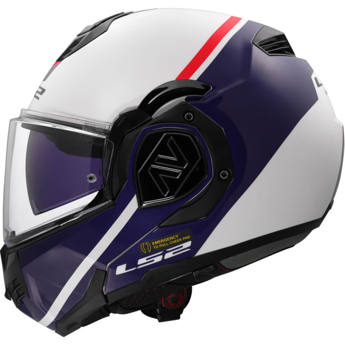 LS2 FF906 Advant Swipe White Blue