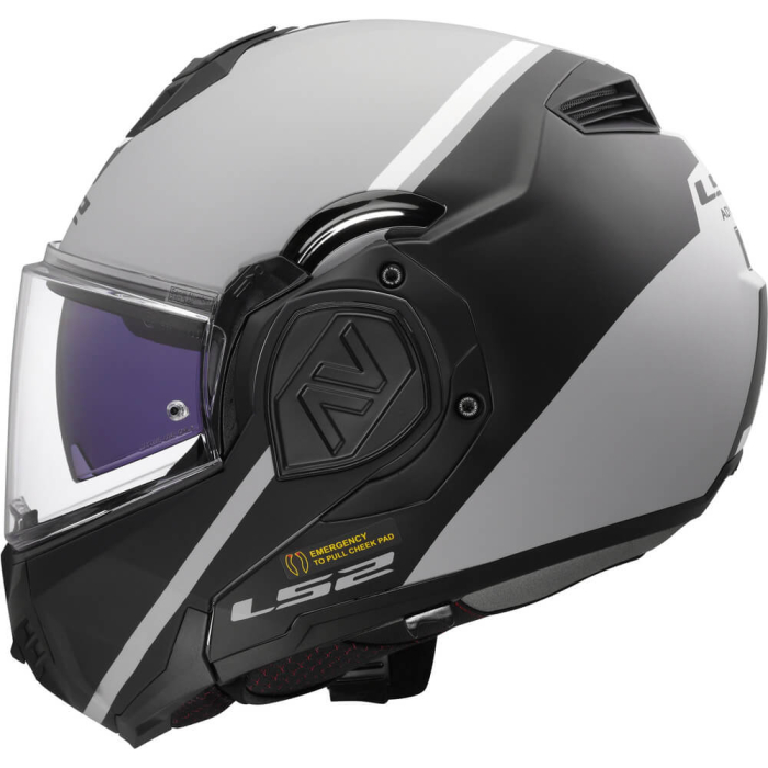 LS2 FF906 Advant Swipe Grey Black