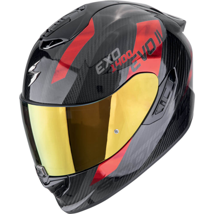 Scorpion EXO-1400 EVO 2 AIR Carbon Platted Black/Red