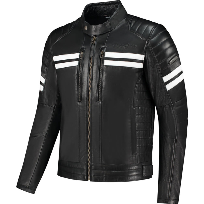 Rusty Stitches Steve Jacket Black/White 104