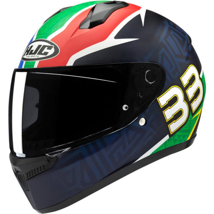 HJC C10 Brad Binder 33 Black/Green 142