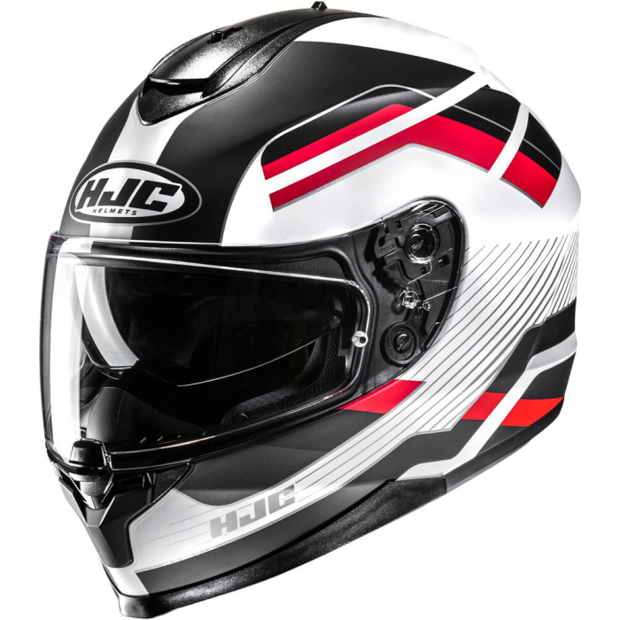 HJC C70N Belis White/Red 231