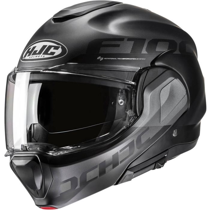 HJC F100 Hetal Grey/Black 808