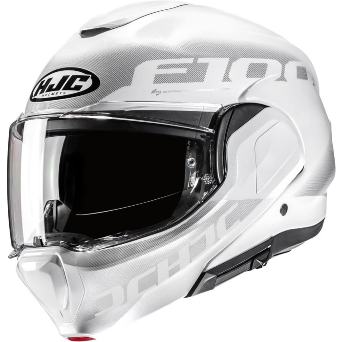 HJC F100 Hetal White/Grey 280