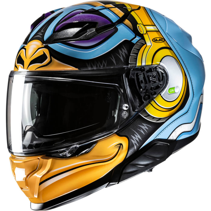 HJC F71 Monkey DJ Blue/Yellow 588