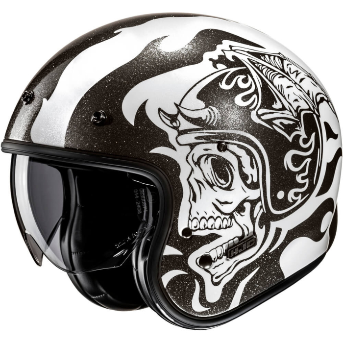 HJC V31 Flame Black/Grey 180