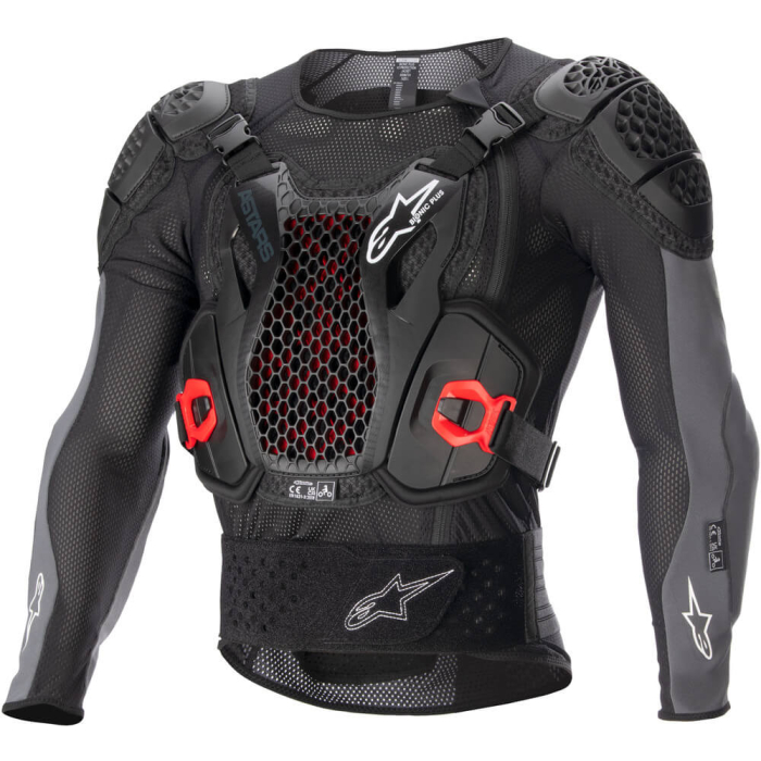 Alpinestars Bionic Plus V2 Protection Jacket Black/Anthracite/Red 1036