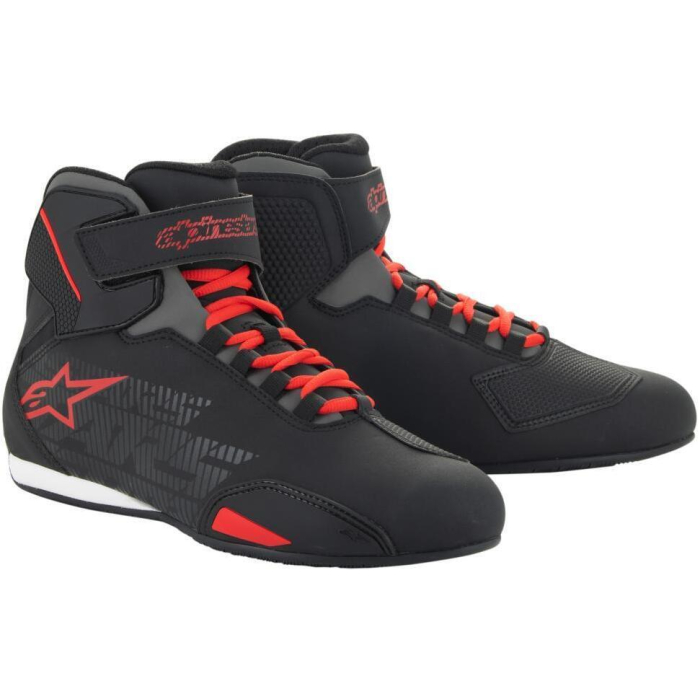 Alpinestars Sektor Shoe Shoes Black/Bright Red 1303