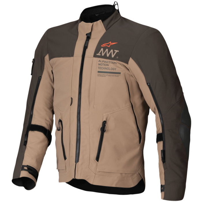 Alpinestars Amt-8 Stretch  Drystar XF Jacket Dark Brown/Dark Khaki 8018