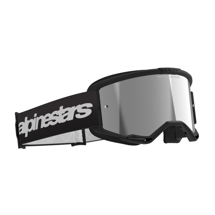 Alpinestars Vision 3 Wordmark Goggle Black/Mirror Silver