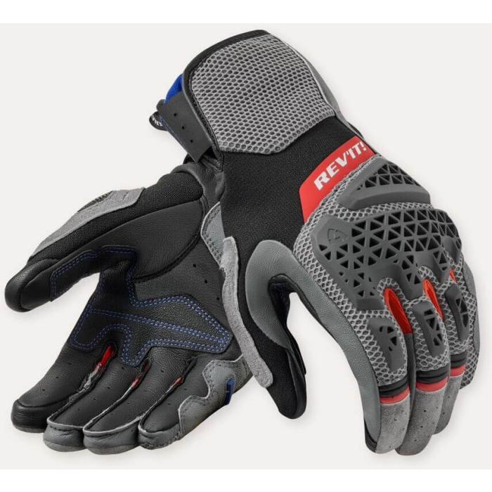 REV'IT Sand 5 Gloves Grey/Red