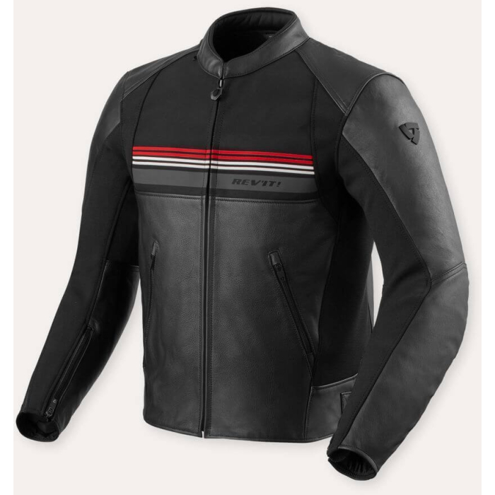 REV'IT Mile 2 Jacket Black/Red