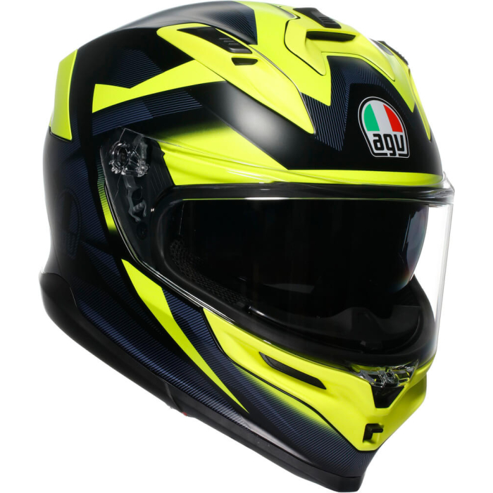 AGV K7 Glimpse Matt Black/Yellow Fluo