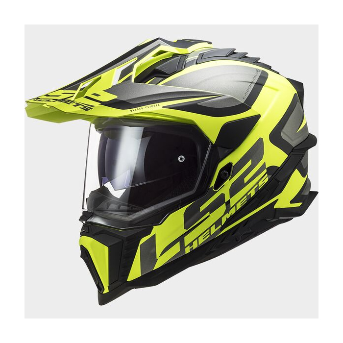 LS2 MX701 Explorer Alter Matt Black Fluo Yellow
