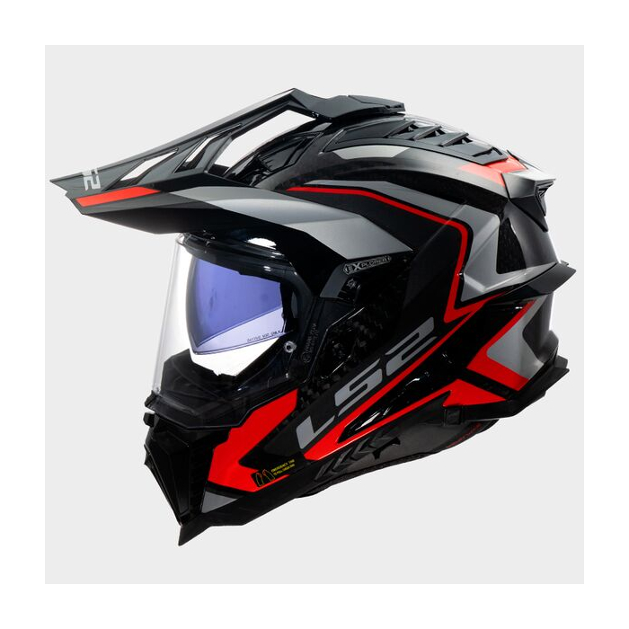 LS2 MX701 Explorer Carbon Frontier II Red
