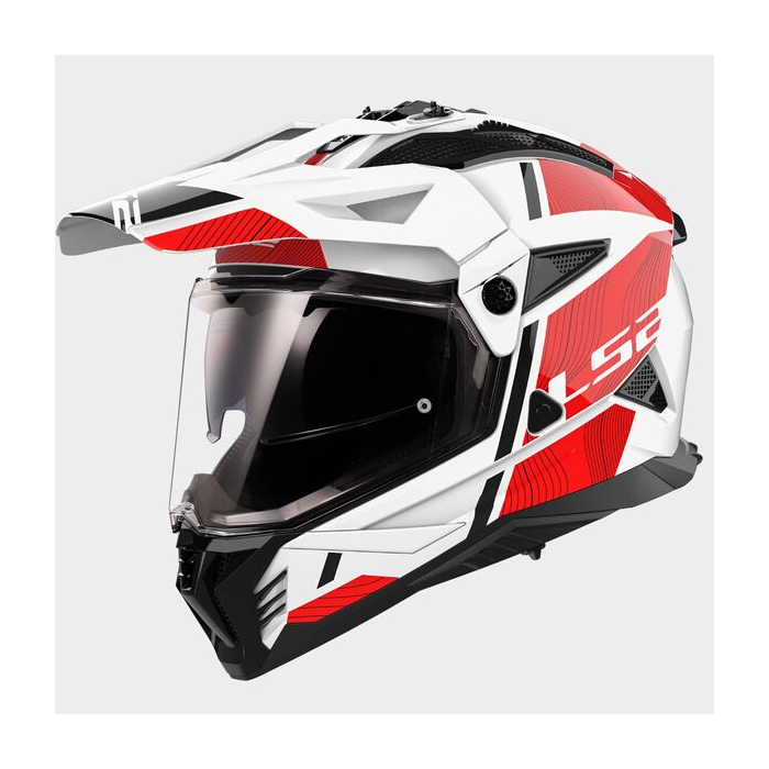 LS2 MX702 Pioneer II Hill White Red