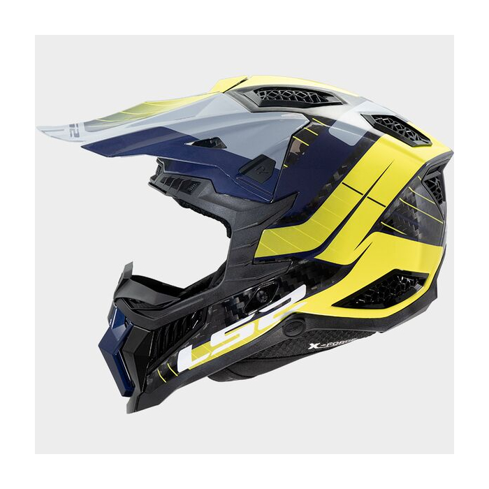 LS2 MX703 X-Force Galuo Grey H-Vis Yellow