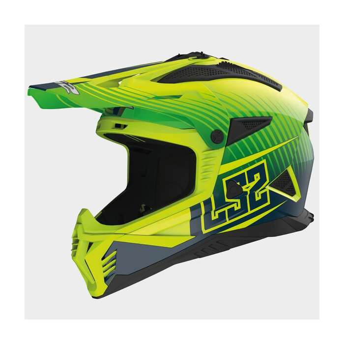LS2 MX708 Fast II Duck Matt Green Fluo Yellow