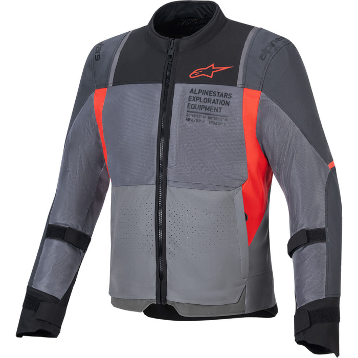 Alpinestars ST-2 Air Jacket Deep Gray Dark Gray Bright Red 9253