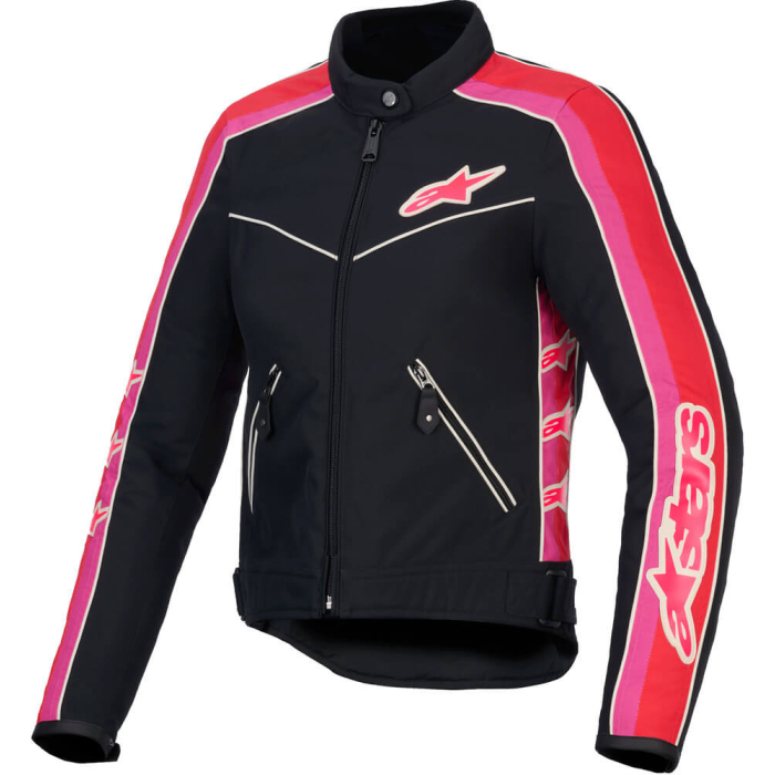 Alpinestars Stella T-Dyno WR Jacket Black Bright Red Fuchsia 1499