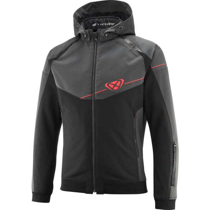 Ixon Section Jacket Black/Anthra/Bright Red 1154