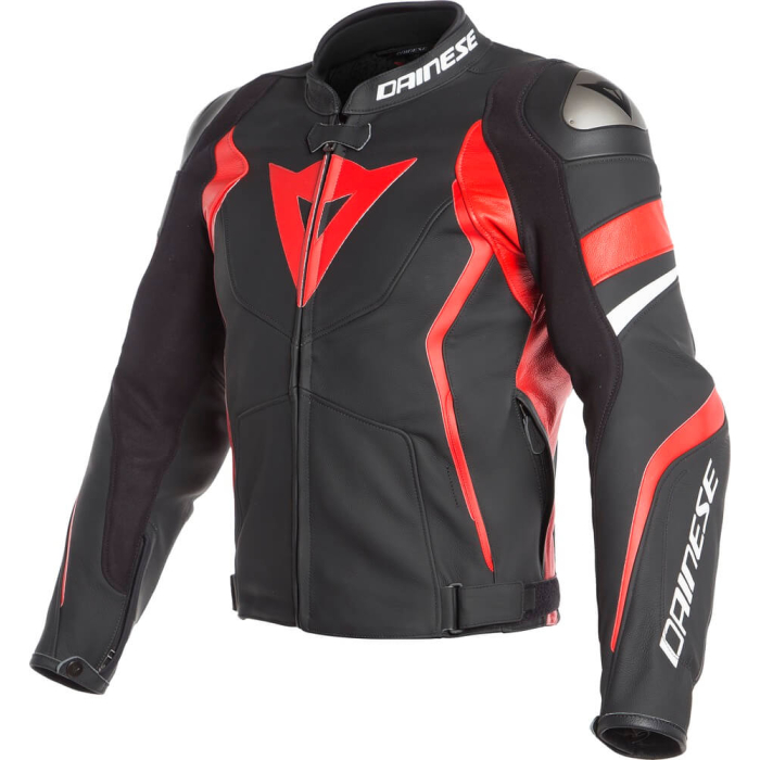 Dainese Avro 4 Leather Jacket Lava Red 25A