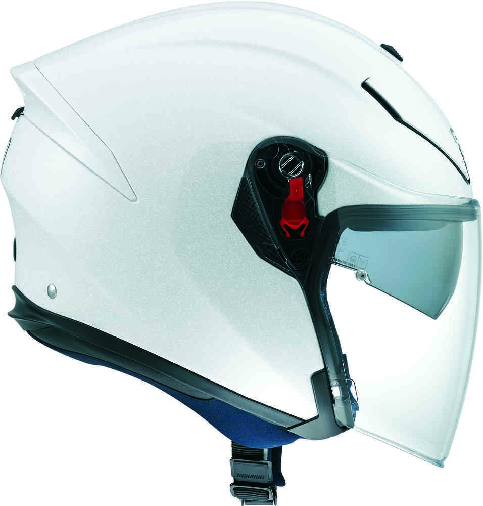 AGV K-5 Jet Pearl White - Worldwide Shipping!