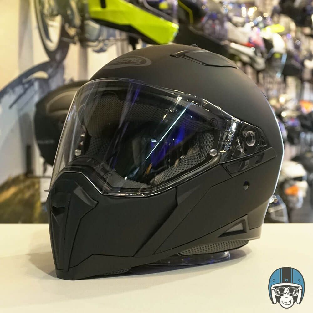 Caberg Jackal Matt Black 111 Worldwide Shipping