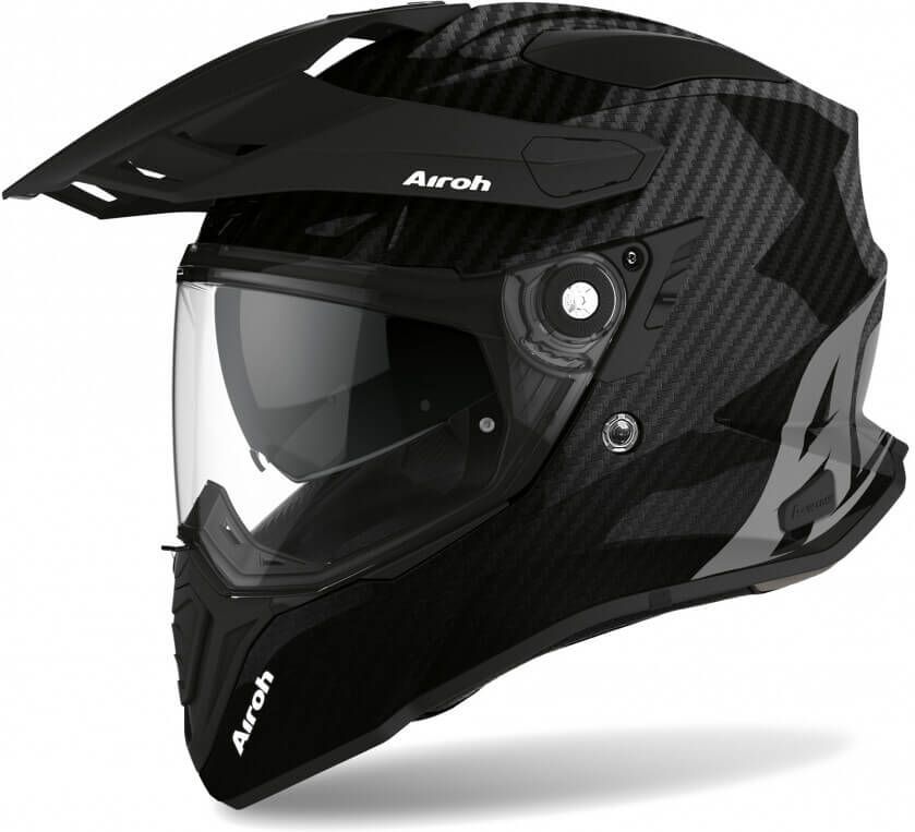 Airoh Commander Carbon L アイロー ブラック・カーボン AIROH ＼全品10%+1300円☆8/5(火)限定／ Airoh アイロー
