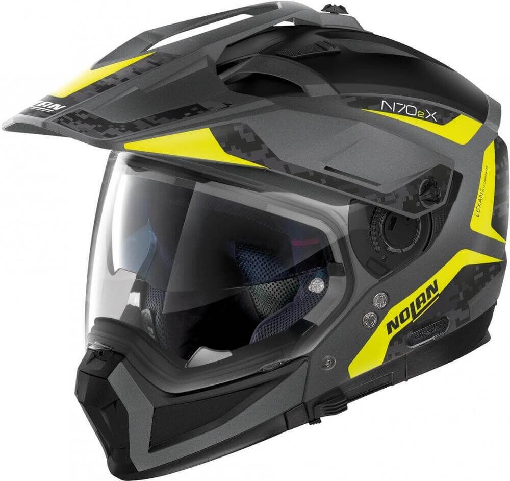 【お得】 N-Com Yellow Lava Flat Torpedo X N70-2 Nolan 043 Worldwide - セキュリティ・セーフティ