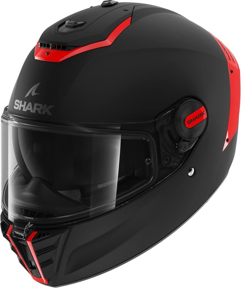 Casque moto Shark Spartan Blank rouge