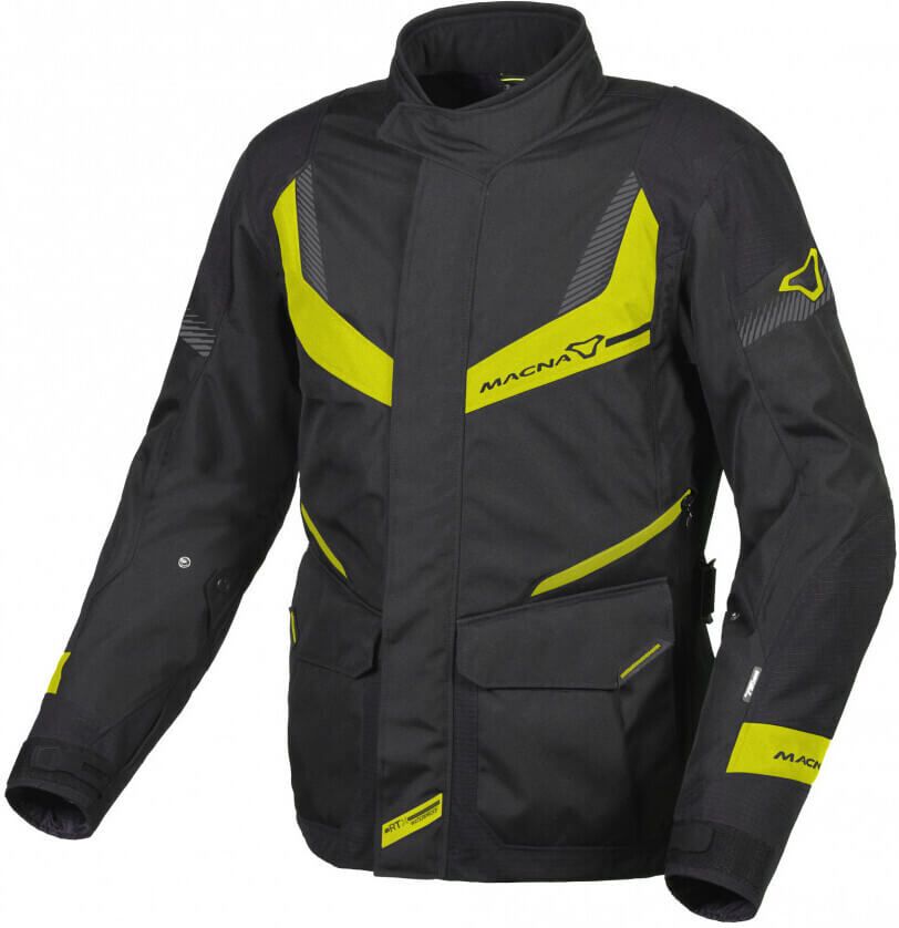 Macna Rancher Jacket Black/Yellow 170 