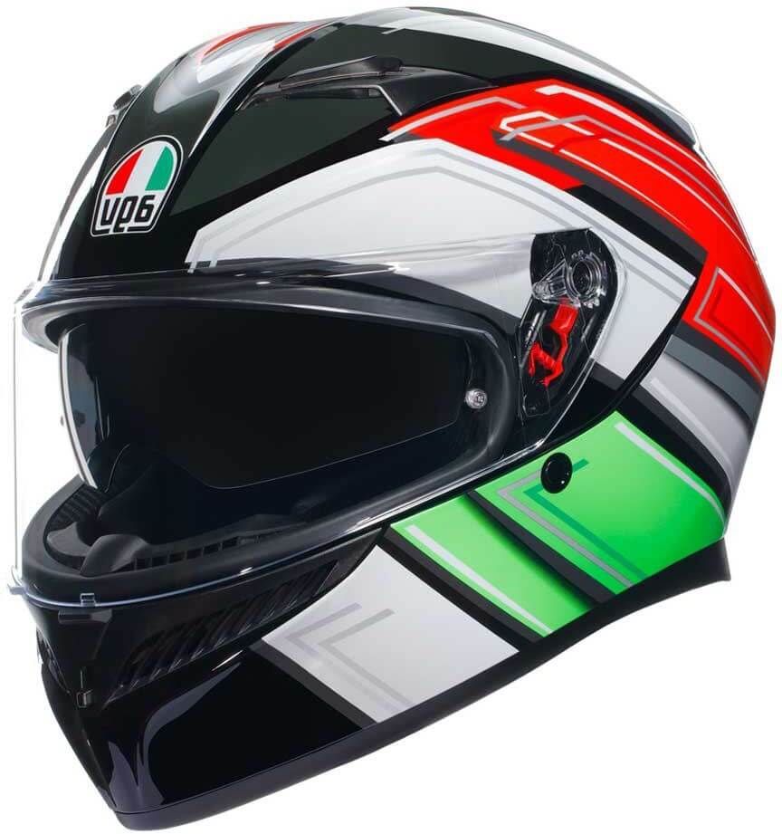 AGV K3 WING BLACK/ITALY　Lサイズ Kask motocyklowy AGV K3 WING BLACK/ITALY | Turystyczny kask