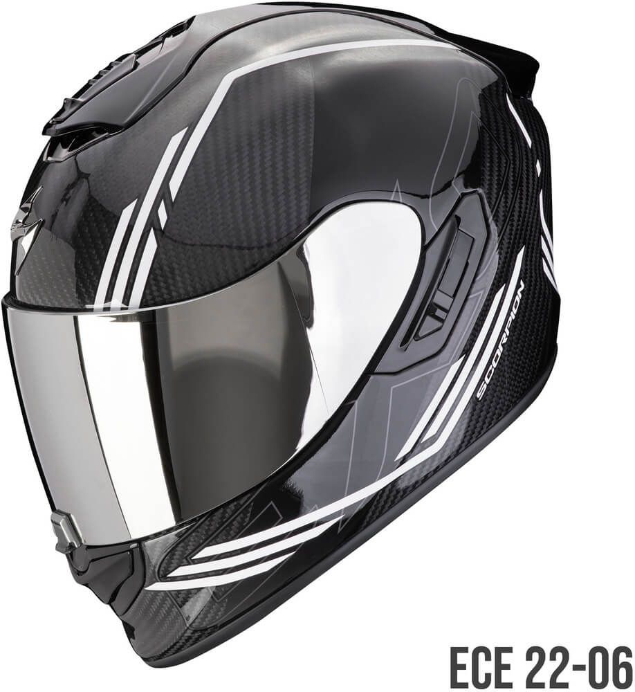 Scorpion EXO-1400 EVO 2 AIR Carbon Reika Black/White - Worldwide Shipping!