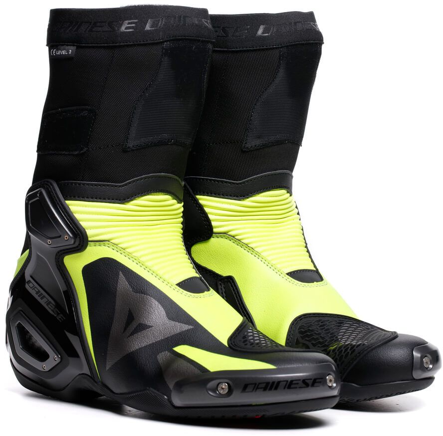 Dainese Axial 2 Boots Black/Yellow-Fluo - Worldwide Shipping!